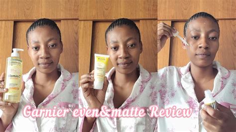 Garnier Vitamin C Evenandmatte Review Skin Care Products 2023 South