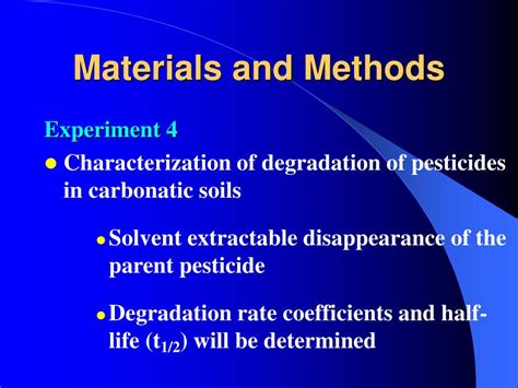 Ppt Characterization Of Sorption And Degradation Of Organic