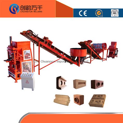 Cy2 10 Automatic Clay Brick Manufacturing Plant Interlocking Brick