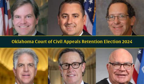 Oklahoma Court Of Civil Appeals Retention Election 6 Judges On Nov 5