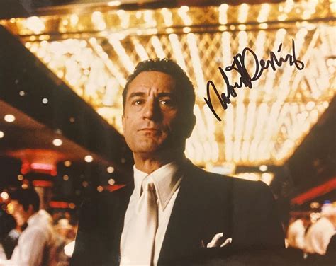 Casino Robert De Niro Signed Movie Photo | EstateSales.org