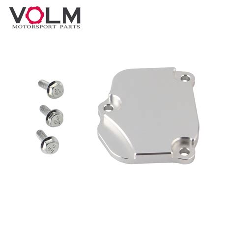 Car Modified Aluminum Alloy Timing Chain Tensioner Cover Plate Fit For