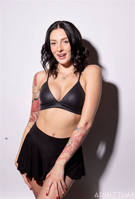 Lovely Brunette Chick Charlotte Sins Reaches Orgasm While Fingering Photos