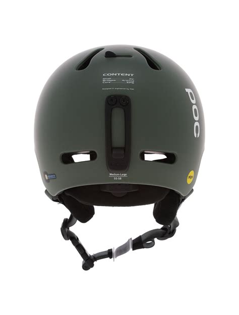 POC Fornix Mips Ski Helmet Unisex Epidote Matt Green SkiWebShop