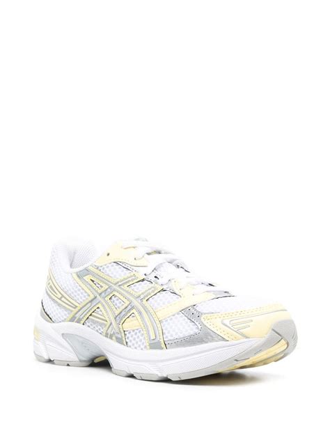 Asics Panelled Lace Up Sneakers In White ModeSens