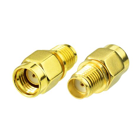 Bingfu RP SMA Male To SMA Female Antenna Connector Adapter 2 Pack For