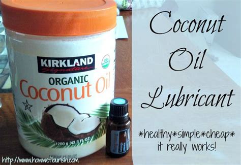 Personal Lubricant Recipe Coconut Oil Bryont Blog