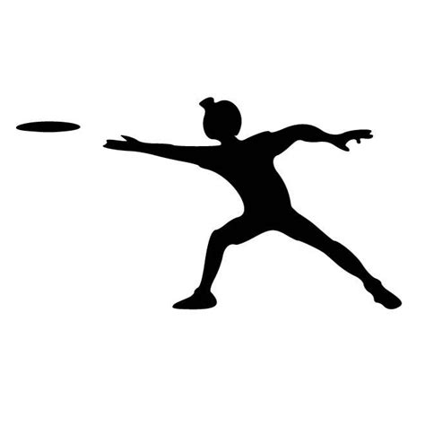 Frisbee Silhouette at GetDrawings | Free download