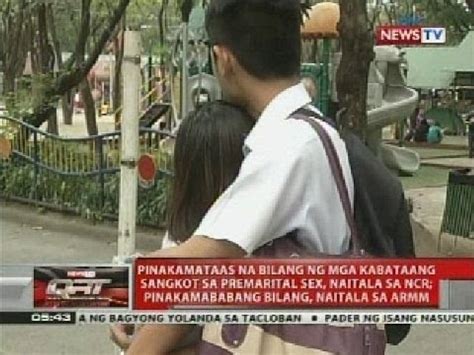 Qrt Bilang Ng Mga Kabataang Sangkot Sa Premarital Sex Tumaas Base Sa