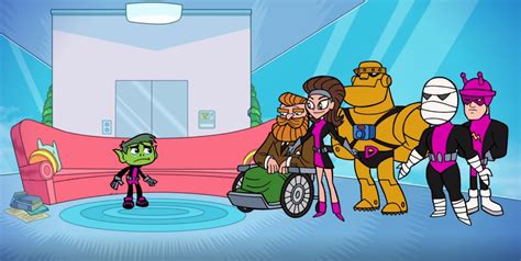 Beast Boy visits his Doom Patrol family in TEEN TITANS GO!