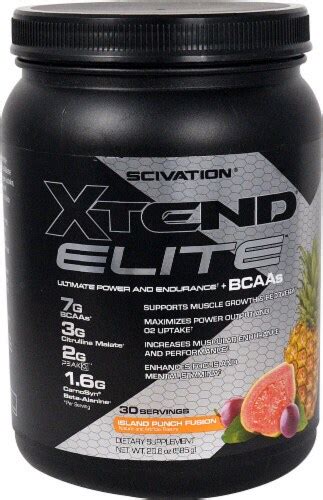 Scivation Xtend Elite Island Punch Fusion Servings Kroger