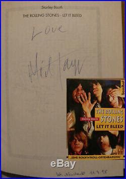 August Rolling Stones Autographed