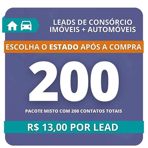 200 Leads de Consórcio de Imóvel e Automóvel Marketing e Leads para