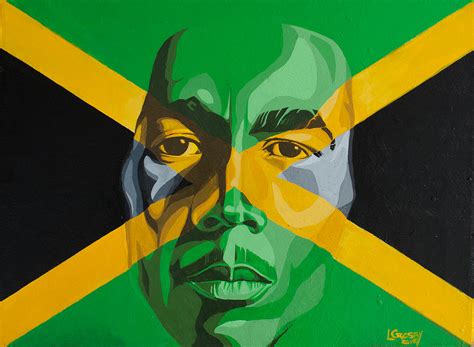 Jamaican Flag Painting At Explore Collection Of