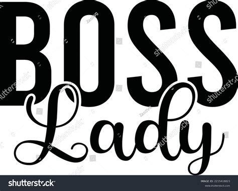 Boss Lady Vector File Ceo Svg Design Royalty Free Stock Vector