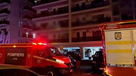 Incendiu într un bloc din Mamaia din cauza unei oale uitate pe aragaz