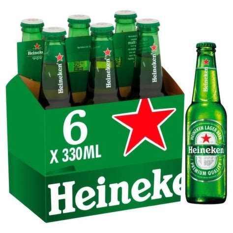 Heineken Lager Bottles Pack Ml