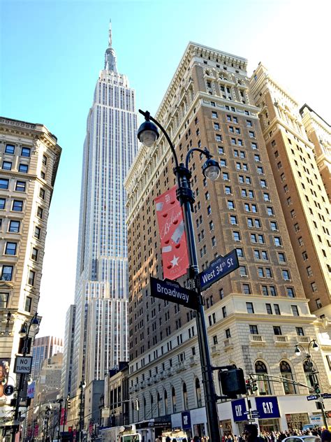 Empire State Building Herald Square Broadway And 34th Street