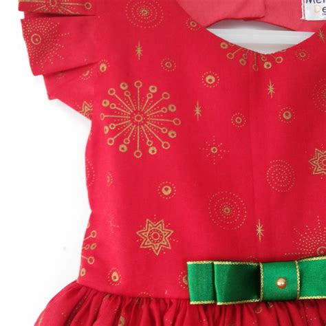 Vestido Natal Infantil Vermelho Natalino Elo7