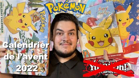 Calendriers De L Avent Pokemon Et Yu Gi Oh Calendrier Des