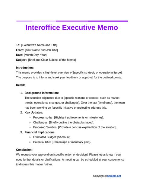 Free Interoffice Memo Samples Word Pdf