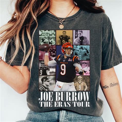 Joe Burrow The Era Tour Shirt Vintage Joe Burrow Shirt Etsy