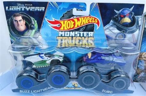 Buzz Lightyear Vs Zurg Hot Wheels Monster Trucks Pixar Toy Story Disney