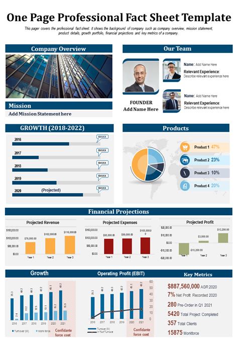 Updated Top Examples Of Fact Sheets Editable Templates Included