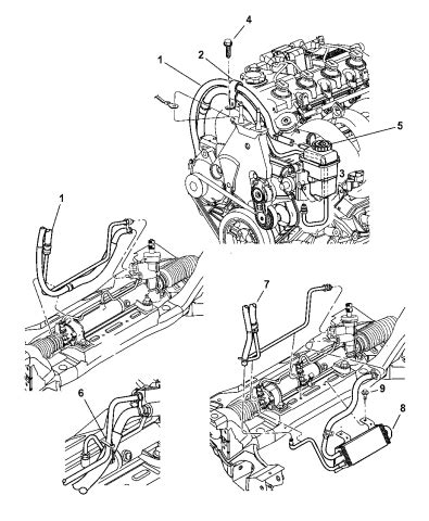 Power Steering Hoses Dodge Neon