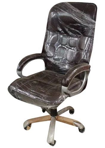 High Back Black Revolving Office Chairs Brown At Rs In Ludhiana