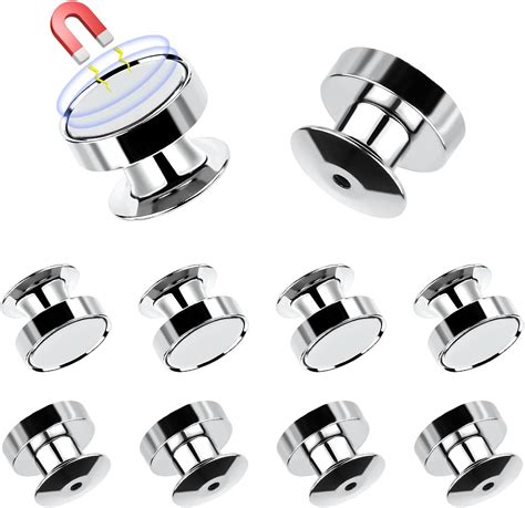 10pcs Magnetic Pin Backs Enamel Pin Backs Magnet Pin Converters Metal