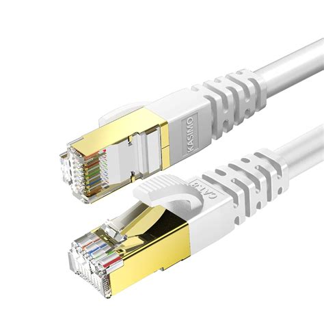 KASIMO 20m Lan Kabel Netzwerkkabel Cat 8 Für 40Gbps Ethernet Kabel