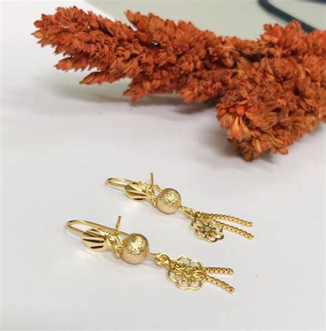 Anting Jurai Liska Cantik Titanium K Gold Lazada Indonesia