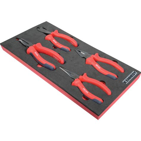 Piece Pro Torq Vde Insulated Pliers Set In Width Foam Inlay For