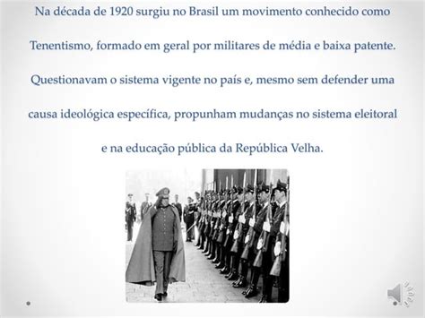 Revolução Tenentista Prof Altair Aguilar PPT