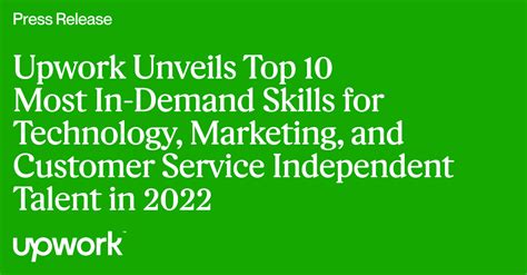 Upwork Unveils Top 10 Most In Demand Skills For Technology Marketing