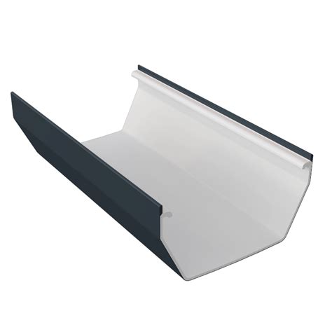 Freeflow114mm Square Gutter 4 Metre Anthracite Grey Fsg400ag