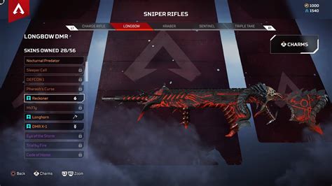 Apex Legends Legendary Longbow Reckoner Skin Showcase First And Third