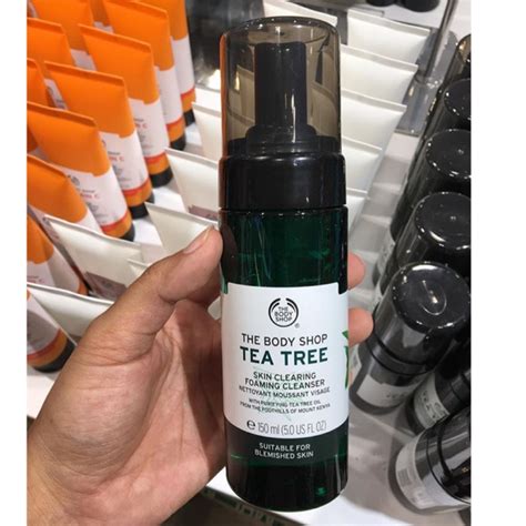 Jual The Body Shop Tea Tree Skin Clearing Foaming Cleanser 150ml