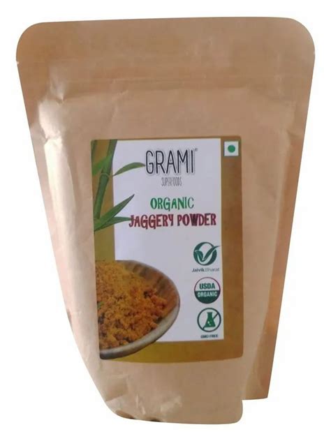 Indian Grami Organic Jaggery Powder Packaging Type Packet Packaging