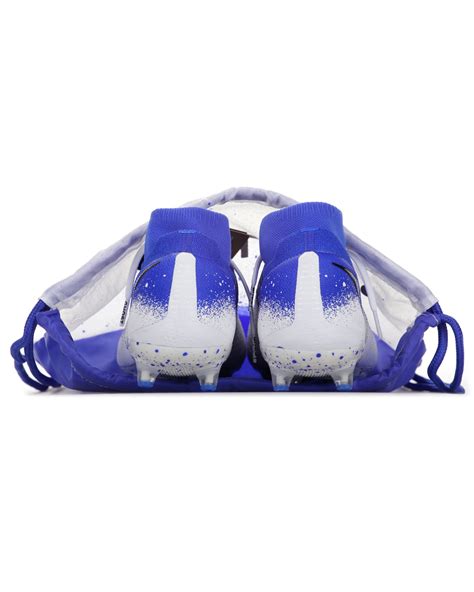 Botas De Fútbol Phantom Vision Elite Ag Pro Azul Blanco