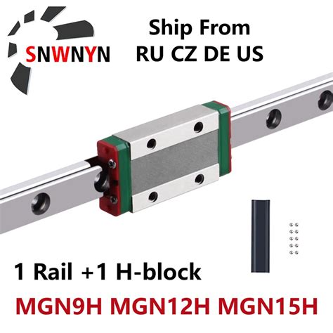 Guide Lin Aire MGN Pour Pi Ce CNC MGN9 MGN12 MGN15 250mm 300mm 350mm