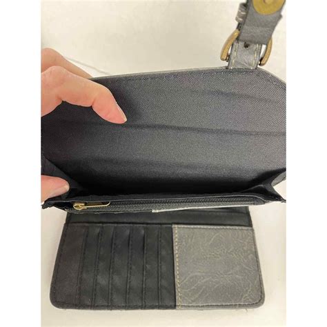 Boc Women S Charcoal Gray Wallet Billfold X Inch Rfid Shield Boc