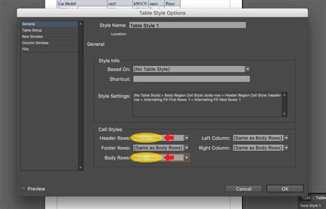 Indesign Table Styles Step By Step Tutorial Redokun Blog