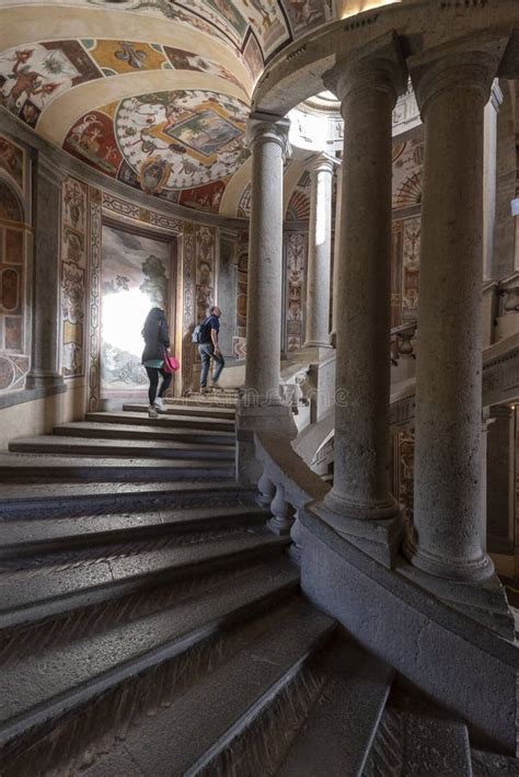 Palazzo Farnese L Escalier Principal Ou Scala Regia Une Spirale