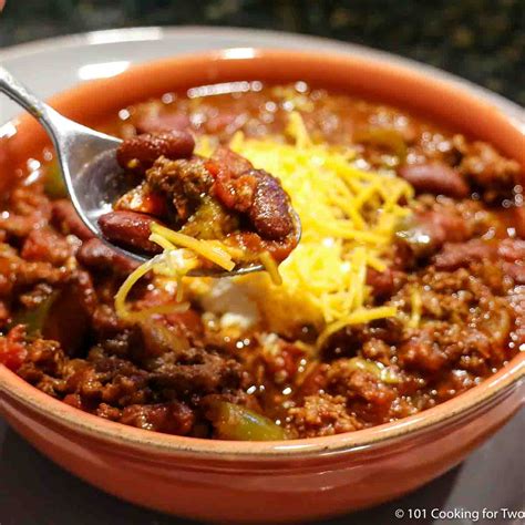 Crock Pot Chili 101 Cooking For Two