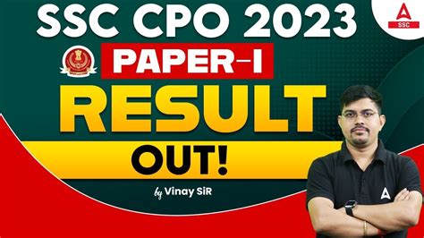 Ssc Cpo Result Ssc Cpo Tier Result Out How To Check Ssc