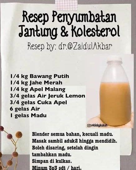 Resep Herbal Dr Zaidul Akbar Untuk Menyehatkan Jantung Resep Masakan