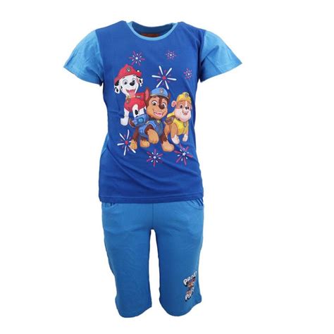 Paw Patrol Kurzarmshirt Paw Patrol Jungen Kinder Sommer Set T Shirt