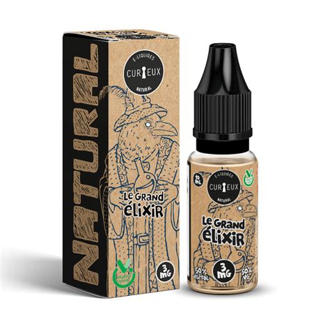 E Liquide Natural Le Grand Elixir 10ml Curieux E Liquides